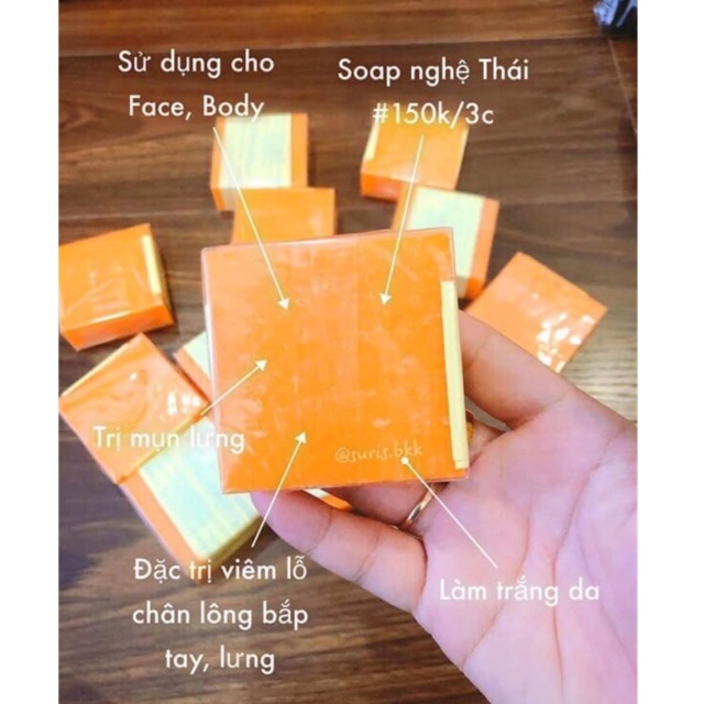 XÀ PHÒNG CAM NGHỆ THÁI LAN