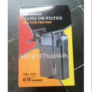 Lọc treo cho hồ thủy sinh sunsun Hbl