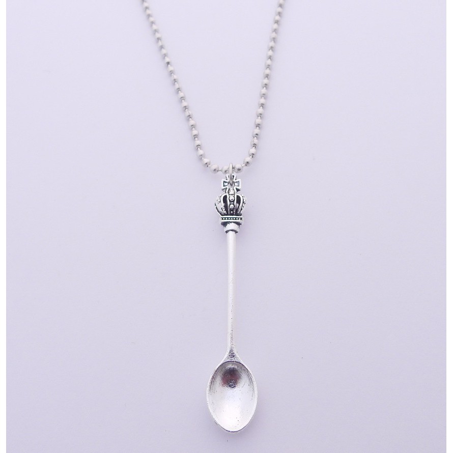 ALICE vòng cổ Hợp Kim Mặt Hình Muỗng Phong Cách Vintage