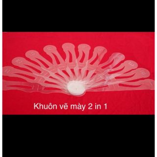 Khuôn vẽ lông mày 2 in 1