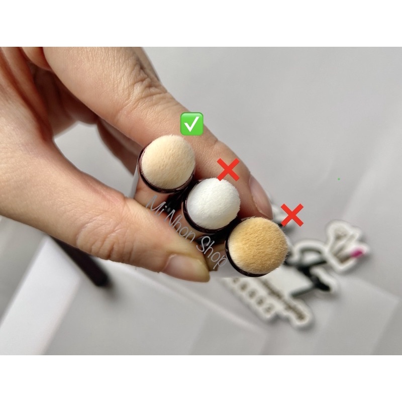 Cọ son môi nhiều loại HÀNG LOẠI 1 KUMO trắng mềm đầu vòm ngón tay