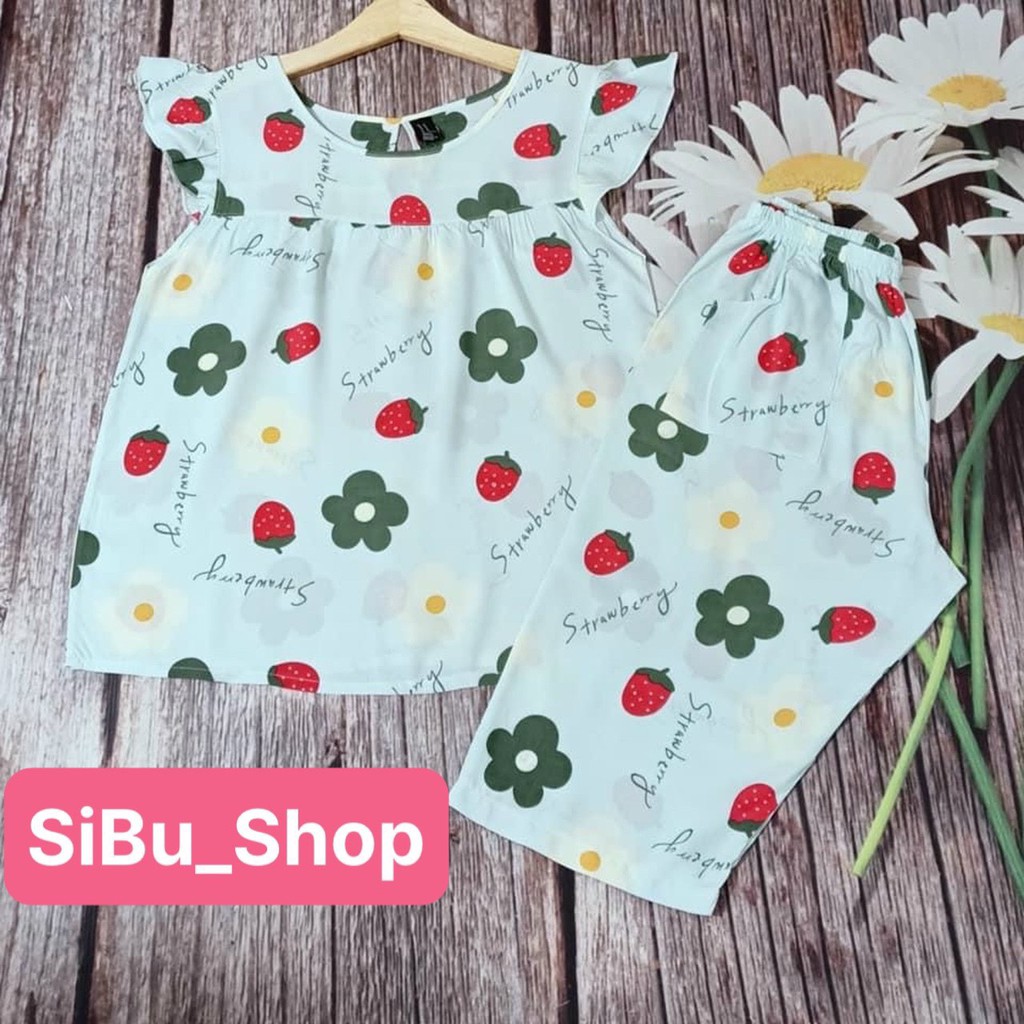 Đồ bộ nữ lửng mặc ở nhà 🏵️🌺💲FREE SHIP💲🏵️🌺 chất liệu tole hai da loại 1, mát mẻ, trẻ trung, mặc được cho bà bầu