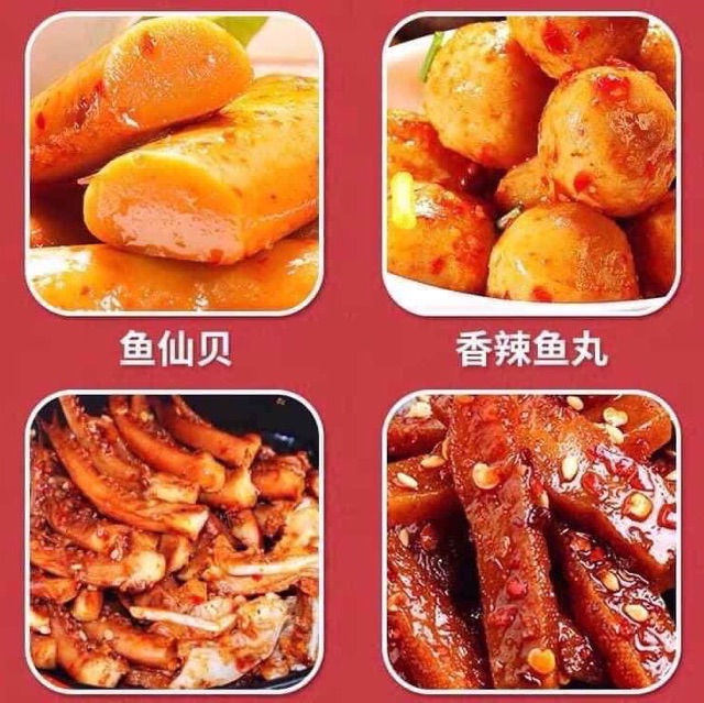 Set ăn vặt 36 món ngon tê cay