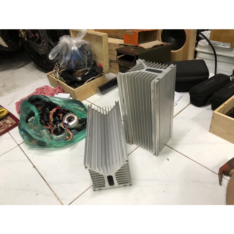 Nhôm tản nhiệt tháo máy công nghiệp cho các bác độ chế DIY, làm amly, cục đẩy vv
