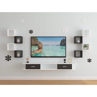 [Mã LIFEBKA5 giảm 10% tối đa 1 Triệu đơn 500k] Kệ treo tường tivi 2 ngăn hiện đại phòng khách chính hãng IGA- GP40