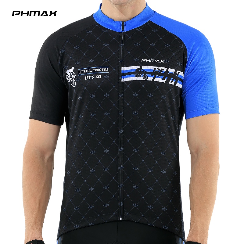 Áo đua xe đạp PHMAX thoáng khí khô nhanh mùa hè cho nam
