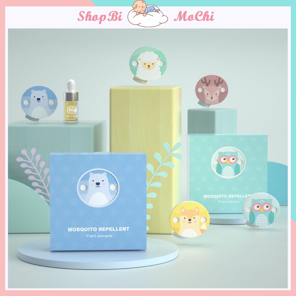 Kẹp đuổi muỗi Goryeo Baby,tinh dầu hương sả an toàn cho bé,giảm thiểu khả năng bị muỗi đốt tới 95%