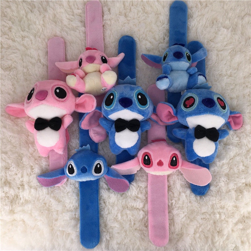 Thú Nhồi Bông Hình Stitch Hoạt Hình Có Thể Đeo Cổ Tay Cho Người Lớn Và Trẻ Em