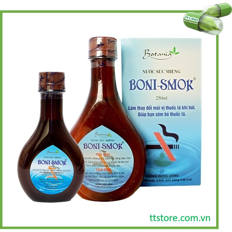 🌟[Chính Hãng] Nước súc miệng Boni Smok - Nước súc miệng cai thuốc lá [BoniSmok]