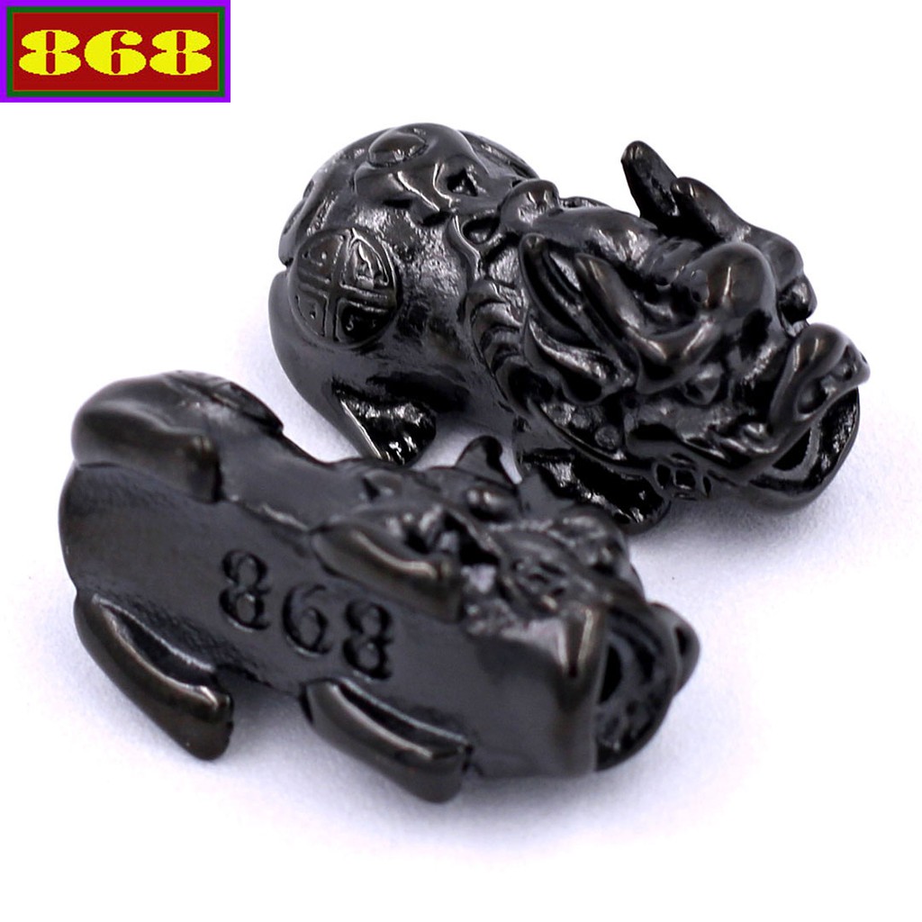 Phụ kiện xỏ chuỗi Tỳ Hưu Inox 304 Đúc Đặc - Có 3 Size 4 màu