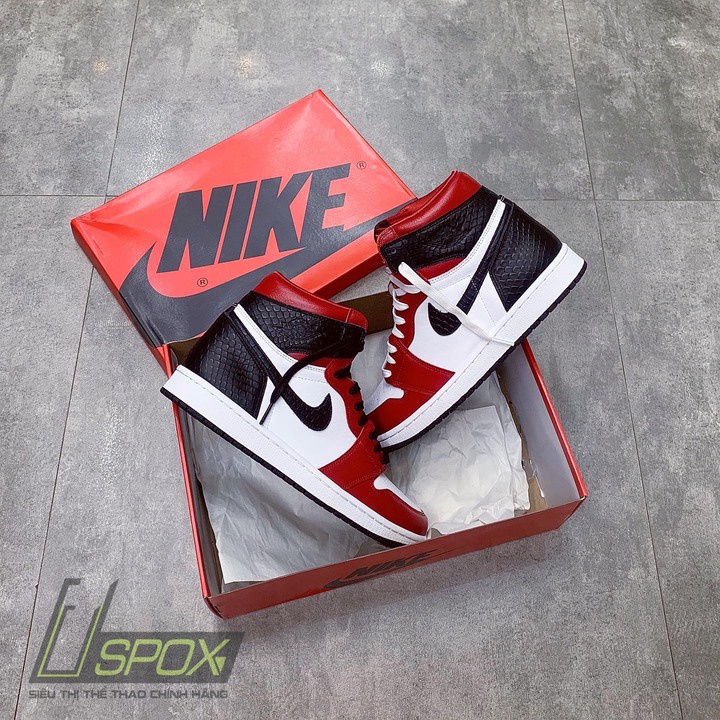Giày Nike Jordan 1 High Satin Snake