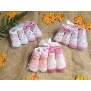 Set 2 đôi Tất sơ sinh/ Vớ sơ sinh Carter Cao cấp