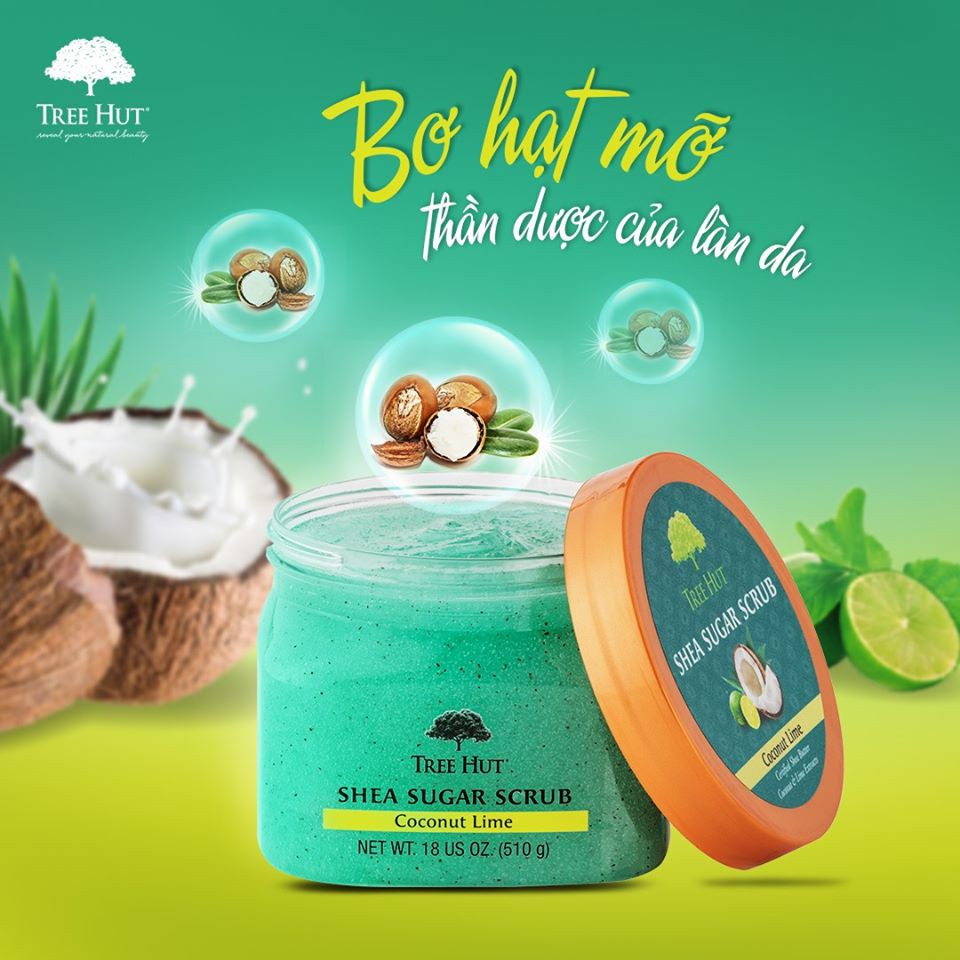 Tẩy Tế Bào Chết Toàn Thân TREE HUT ( Nhiều Mùi ) | BigBuy360 - bigbuy360.vn