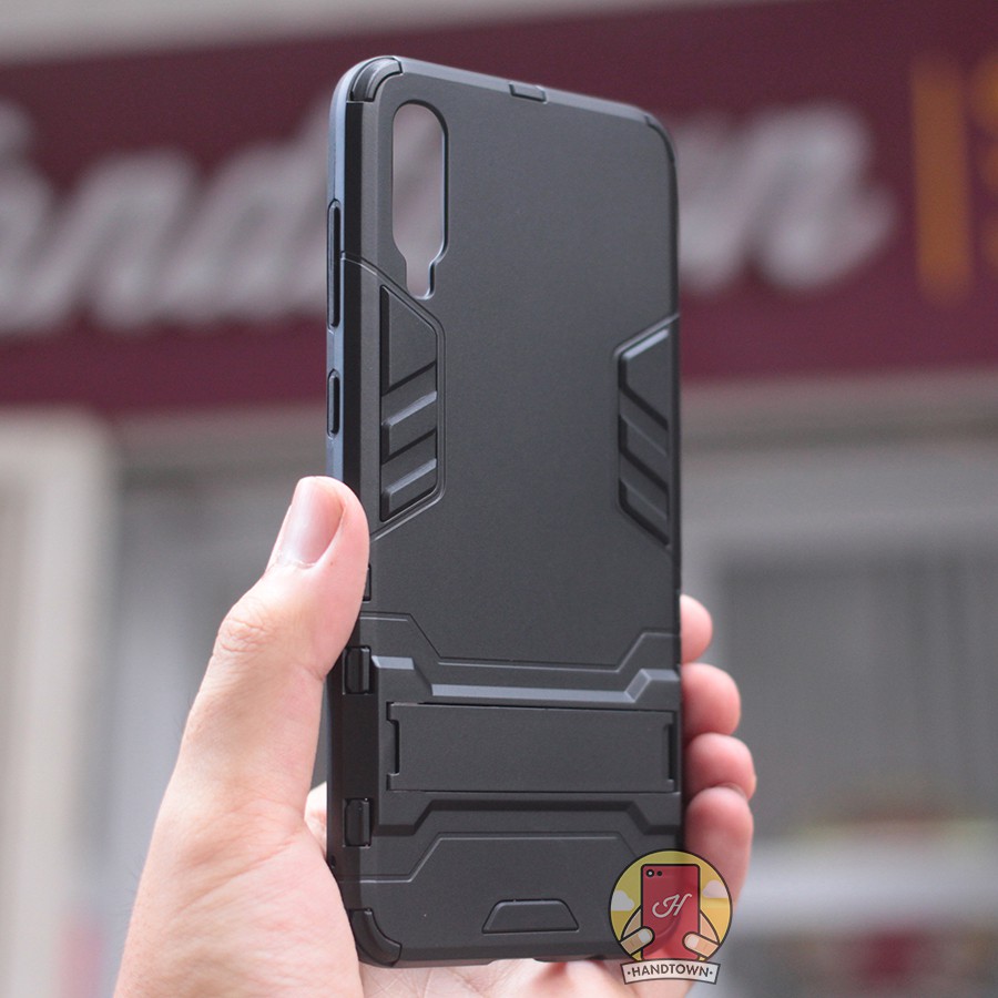 Ốp Lưng Cho Samsung Galaxy A70 / A70s IRON - MAN Nhựa PC Cứng Viền Dẻo Chống Sốc