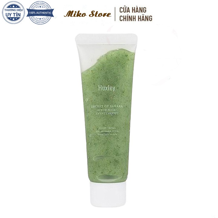Tẩy tế bào chết mặt organic xương rồng dưỡng da Huxley- Miko store