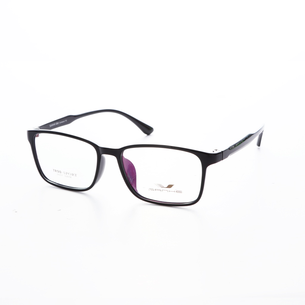 Gọng kính mắt cận Chữ nhật nam nữ LB Eyewear chất liệu nhựa dẻo phụ kiện thời trang HOT! - 24207