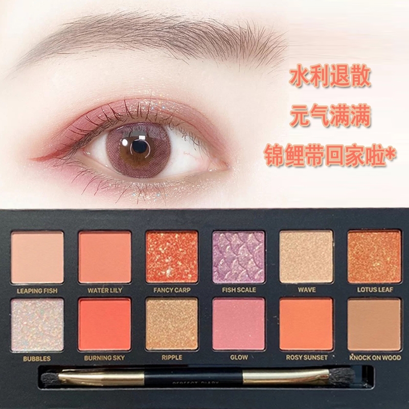 Bảng phấn mắt 12 màu động vật Explorer Eyeshadow Palette kèm cọ hot hit Tiktok cá Koi Hổ Cún | BigBuy360 - bigbuy360.vn