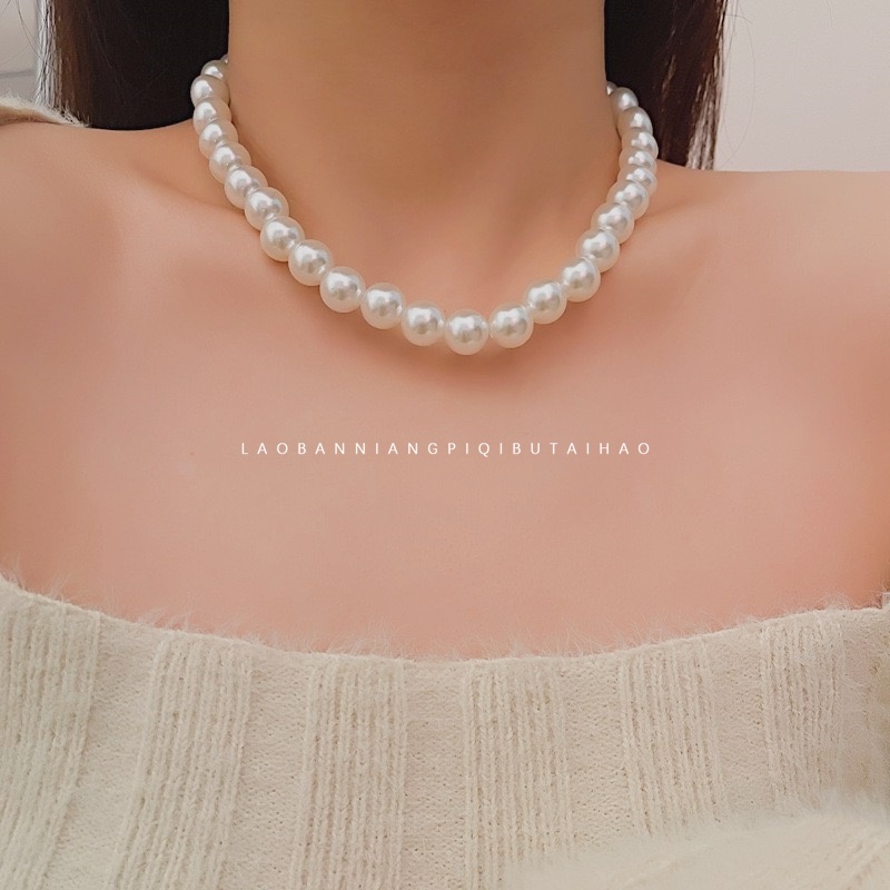 Vòng cổ Ngọc Trai Phong Cách Hàn Quốc Thời Trang Cao Cấp