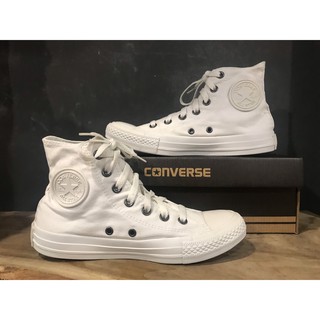 GIÀY SNEAKERS CONVERSE CỔ CAO SIZE 38 FULL BOX TRẮNG(REAL/2HAND)(CÓ BẢO HÀNH)