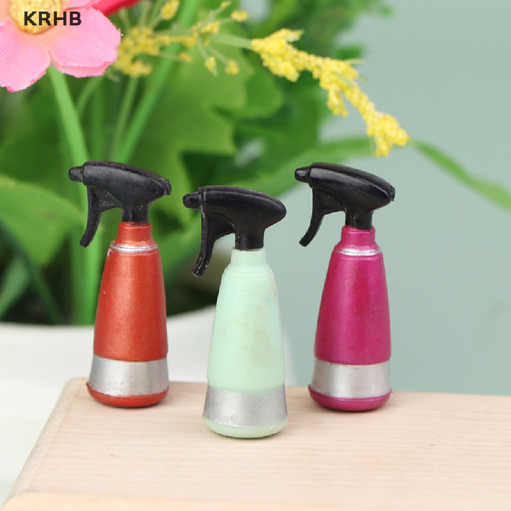 Set 2 Bình Tưới Cây Mini Tỉ Lệ 1: 12 Cho Nhà Búp Bê Mới