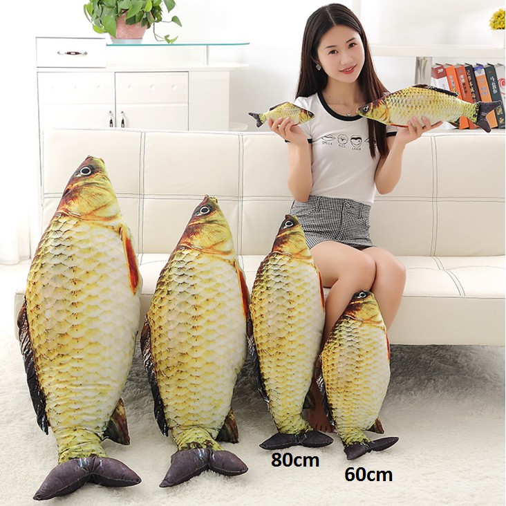 Gối 3D Cá Chép 60cm (shopgiaysaoviet)