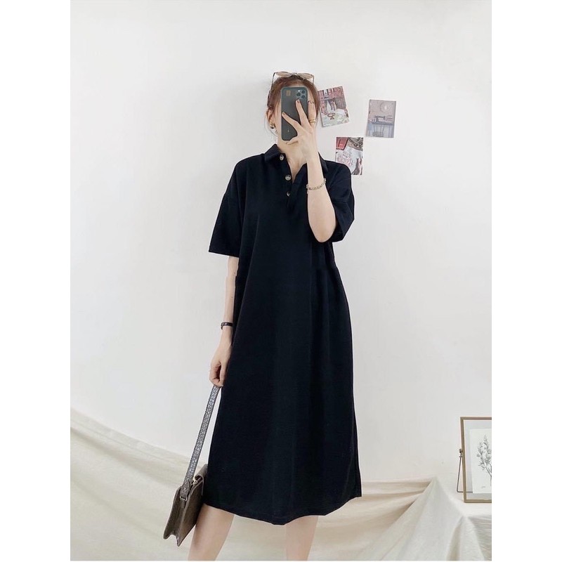 [Mã 11FASHIONSALE1 giảm 10k đơn 50k] VÁY POLO SUÔNG XINH YÊU ĐI LÀM/ ĐI CHƠI DẠO PHỐ - CHẤT MÁT ( CÓ BIG SIZE )