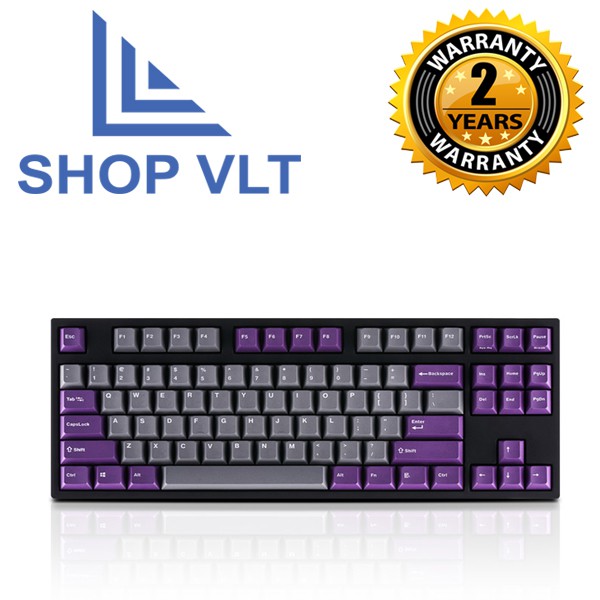 Bàn phím cơ Leopold FC750R PD Gray Purple - HÀNG CHÍNH HÃNG