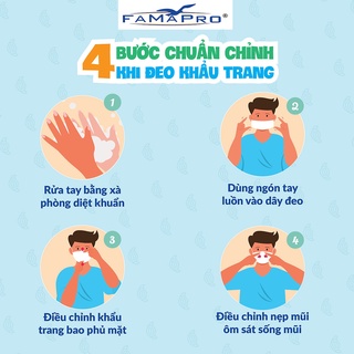 [HỘP 50 CÁI FAMAPRO] - Khẩu trang y tế kháng khuẩn