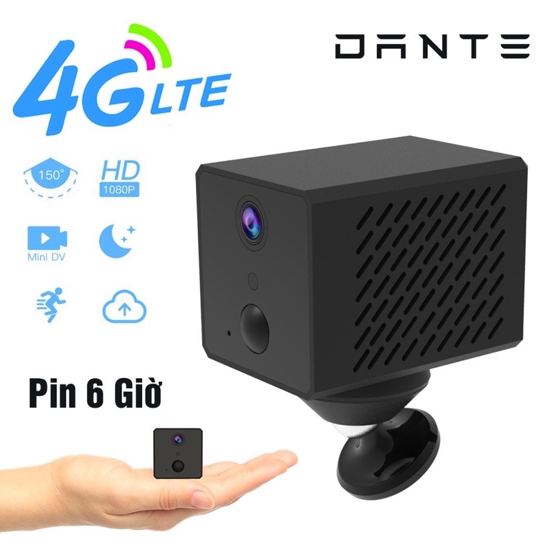 Camera mini lắp sim 4G tặng thẻ nhớ 32Gb