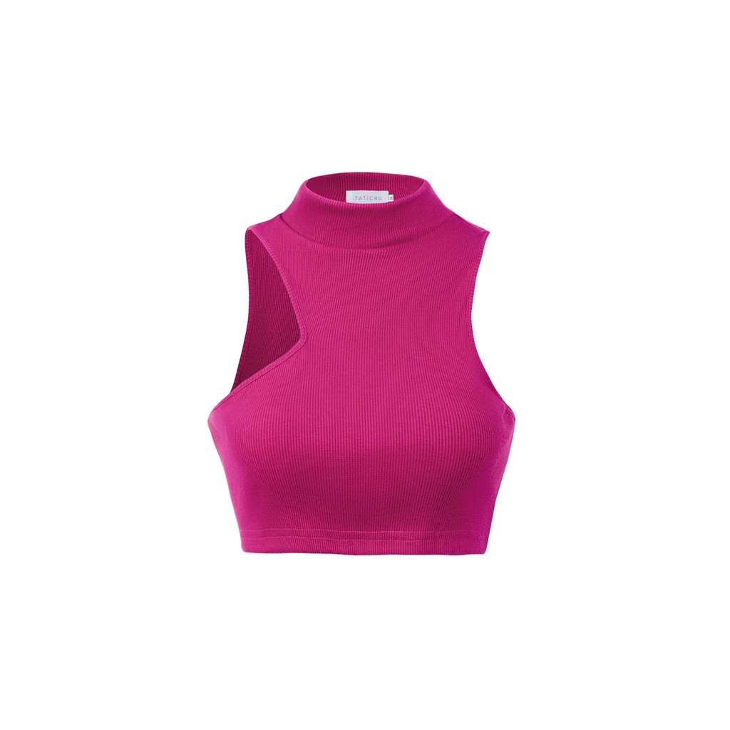 TATICHU - Áo Crop TANK TOP khoét ngực - Rib Knit Cut Out Tank Top