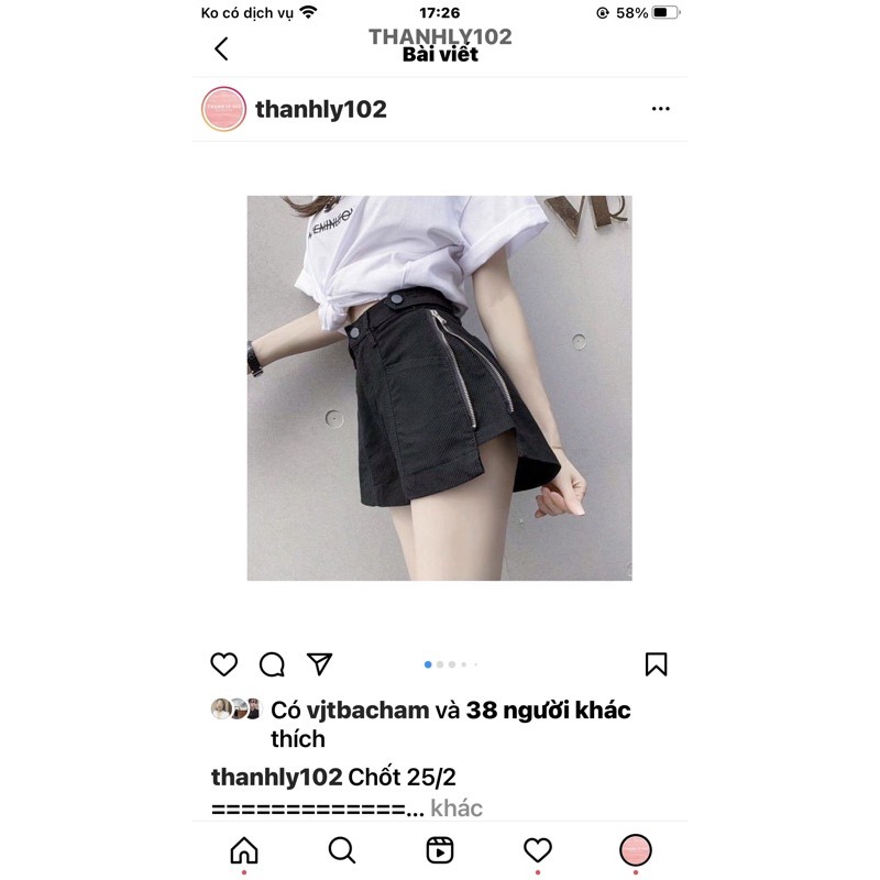 quần nữ xẻ ( khách note tên ig)