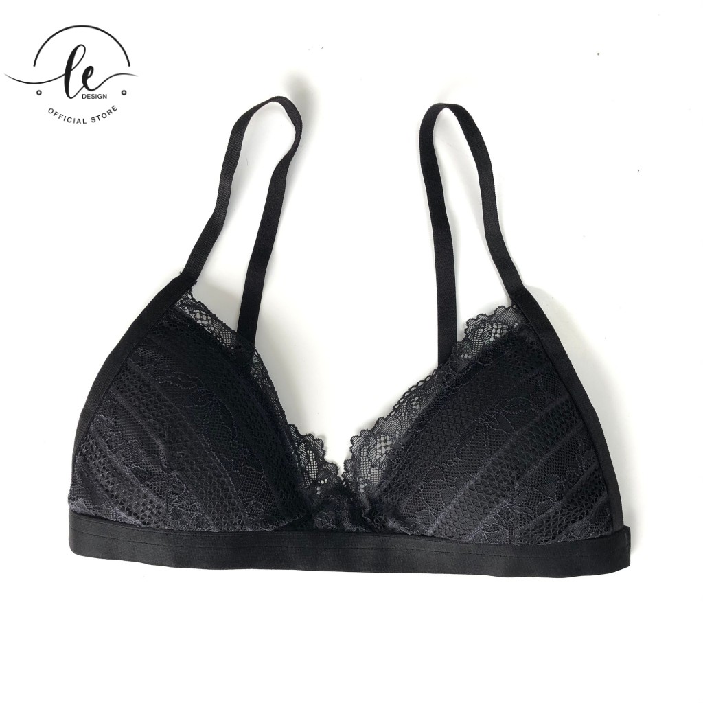 Áo Lót Không Gọng Nữ LE.DESIGN Thiết Kế 2 Dây Bản To Không Gọng Chống Chảy Xệ Chất Liệu Ren Cao Cấp | BigBuy360 - bigbuy360.vn