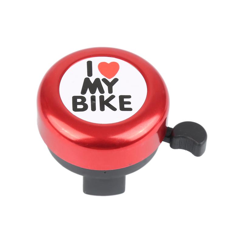 Chuông Cảnh Báo Bằng Kim Loại In Chữ I Love My Bike Dành Cho Xe Đạp