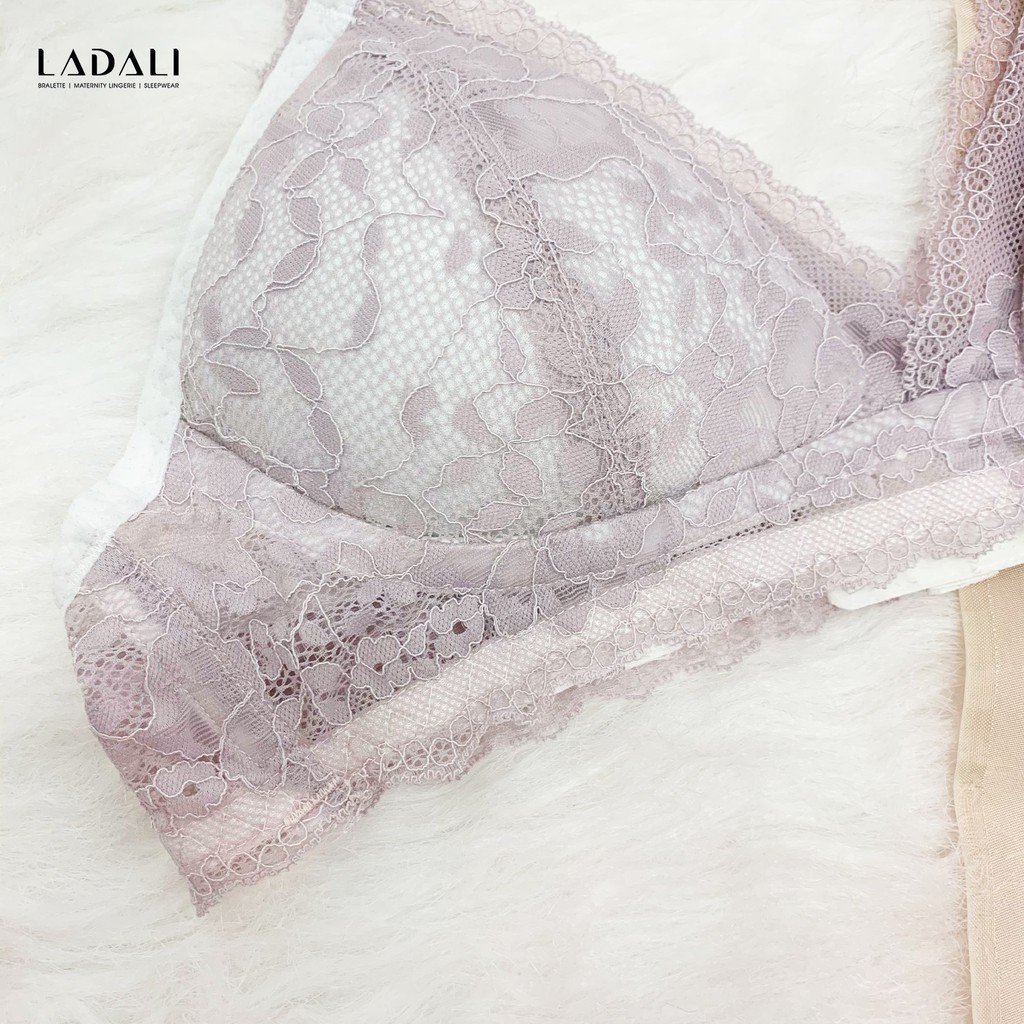 Áo ngực cho bé bú, áo ngực bầu ren bigsize thiết kế cao cấp Ladali S218 - Đen, Tím | BigBuy360 - bigbuy360.vn