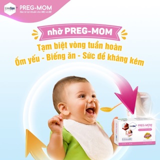 (9h tặng 1h) PREG_ MOM bổ sung bào tử lợi khuẩn giúp mẹ và bé hết táo bón, tiêu chảy ,ăn ngon miệng.