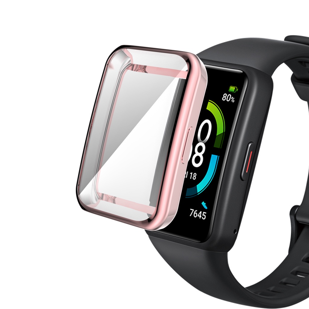 Ốp Điện Thoại TPU Mỏng Mạ Điện Cho Honor band 6 / Huawei band 7 6 Pro / NFC