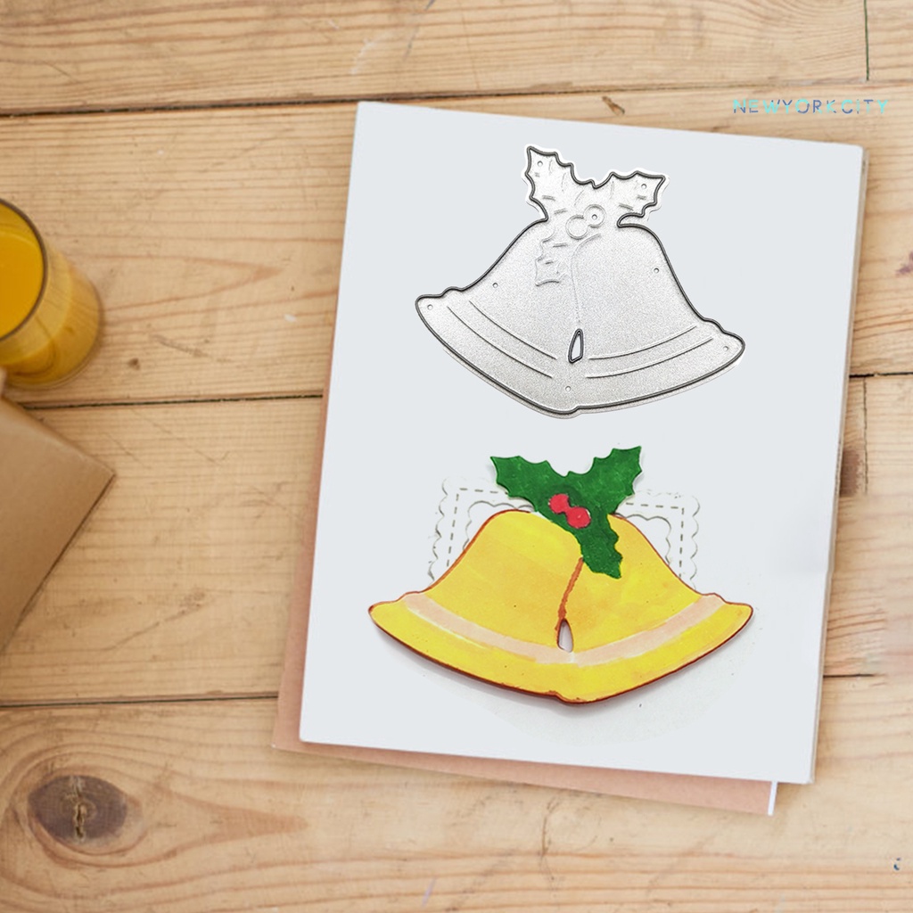 Ny-đồ Thủ Công Cắt Hai Chuông Nhỏ Dễ Sử Dụng Bằng Thép Carbon Làm Quà Giáng Sinh Cho Trẻ Em