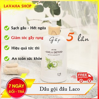 Dầu gội sạch gầu, ngăn rụng tóc và kích thích mọc tóc Laco Amla Detox 300ml - LAVAHA SHOP