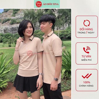 Áo Đôi Polo Nam Nữ Vải Đẹp Chất Cotton 100% Siêu Thoáng Mát, Hàng Cao Cấp