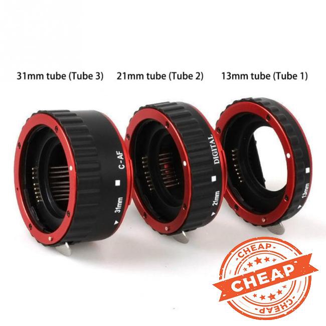 Metal Mount Lens Adapter Auto Focus AF Macro Extension Tube Ring for Canon EOS EF-S Lens 750 | BigBuy360 - bigbuy360.vn