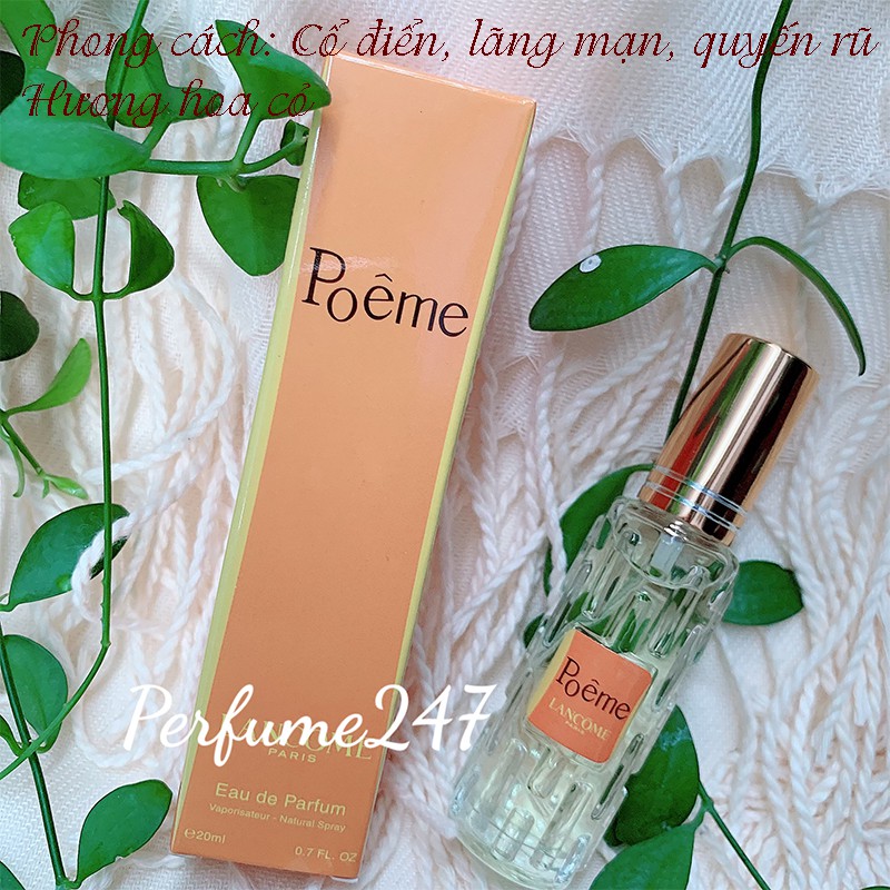 NƯỚC HOA MINI NỮ LACOME POEME 20ML THƠM LÂU