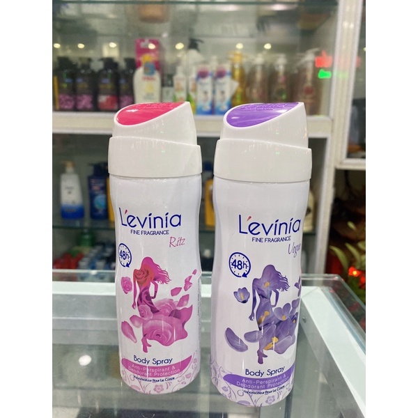 XỊT KHỬ MÙI TOÀN THÂN LEVINIA MẪU MỚI 200ml