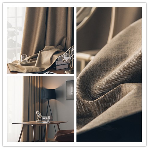 Tấm rèm che nắng 100% màu trơn dày dặn phong cách hiện đại cho phòng ngủ (chỉ một bên)