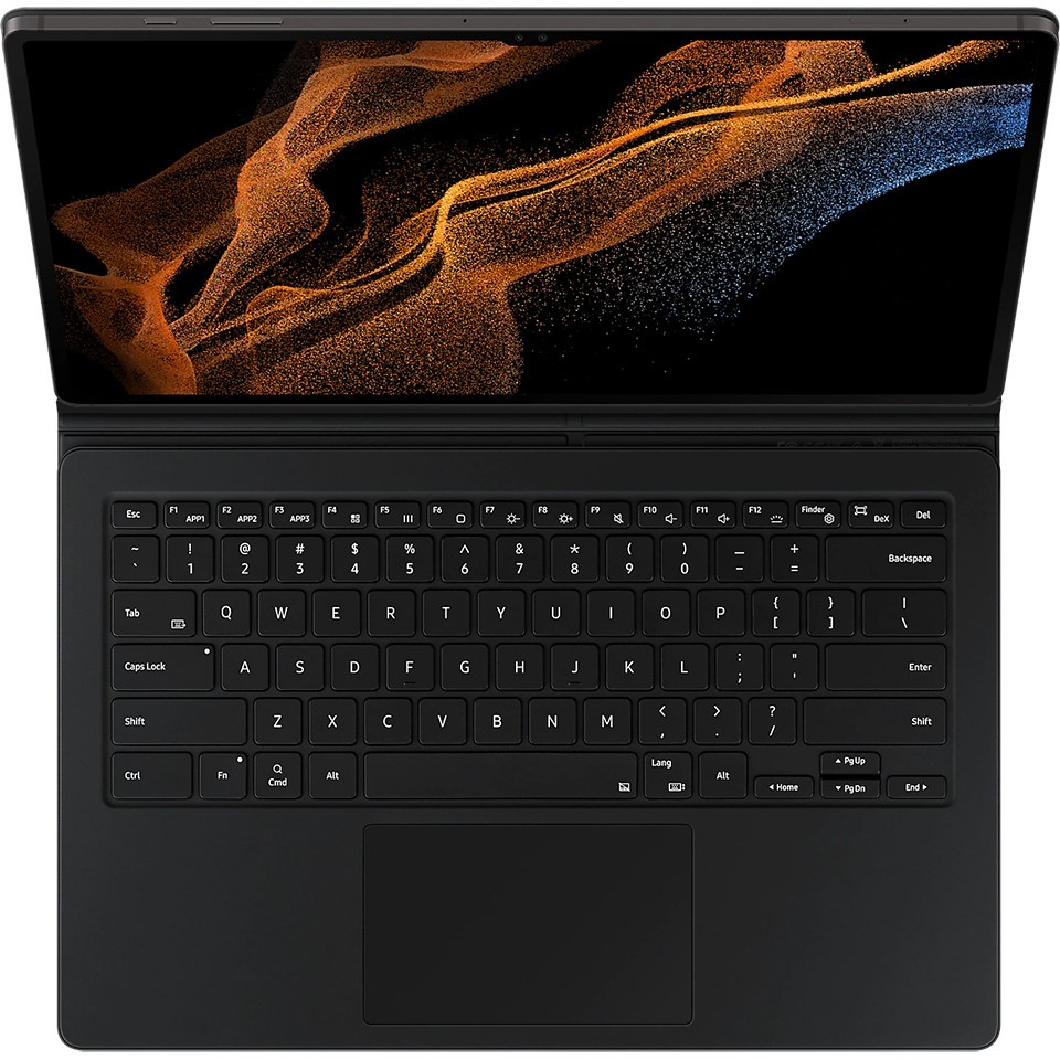 Bao Da kèm bàn phím Samsung Galaxy Tab S8 Ultra Keyboard Cover  - Hàng Chính Hãng