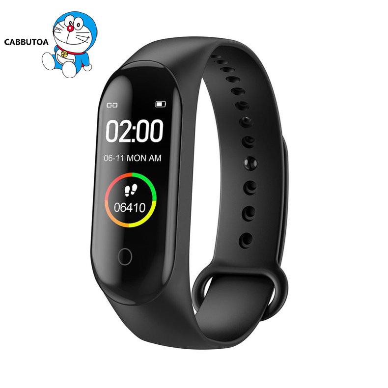 Đồng Hồ Đeo Tay Thông Minh M4 Chống Nước Theo Dõi Sức Khỏe Kèm Phụ Kiện Chất Lượng Cao