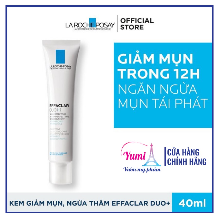 Kem dưỡng giảm mụn Duo+ 40ml La roche posay