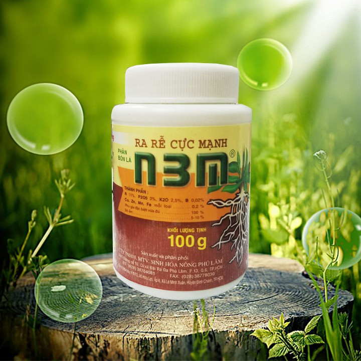 Phân bón N3M ra rễ cực mạnh hũ 100g
