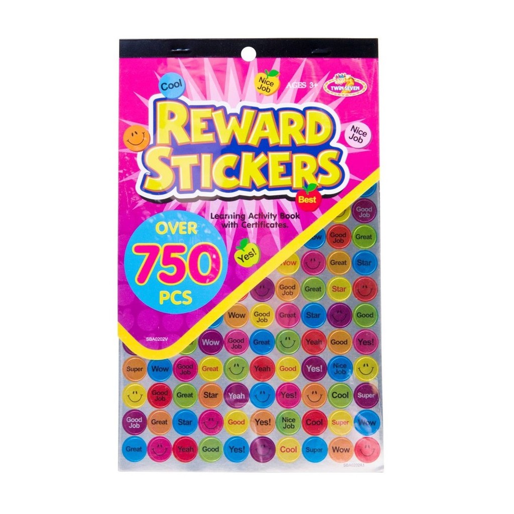 750 Miếng Dán Sticker Lời Khen Thưởng Teacher Praise Reward Stickers