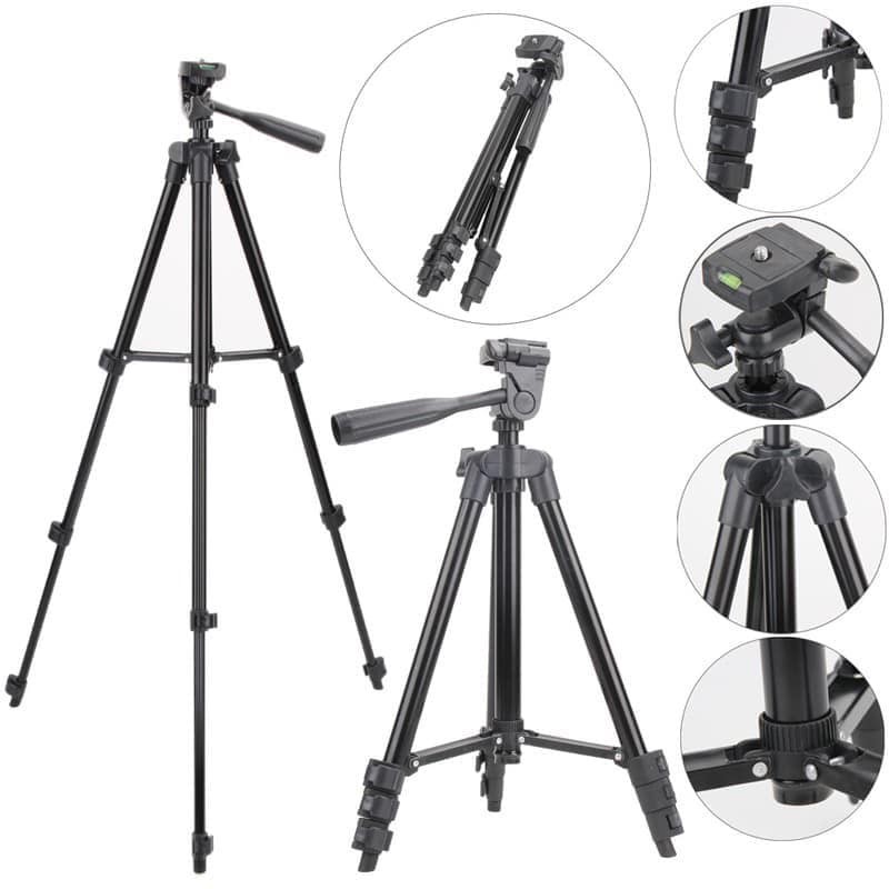 Gậy 3 chân chụp ảnh Tripod TF-3120 + Miếng kẹp điện thoại