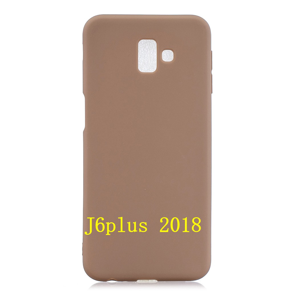 Ốp điện thoại silicon màu trơn đơn giản cho Samsung A6 plus 2018 J4 plus J6 plus | BigBuy360 - bigbuy360.vn